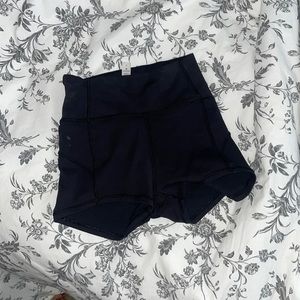 Lulu lemon spandex shorts in black - size 2